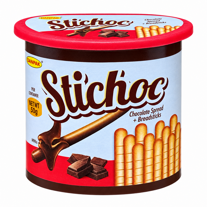 Stichoc Chocolate spread + breadsticks 50g