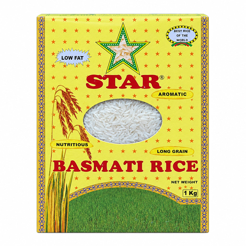 Star Basmati Rice (Low Fat) 1KG