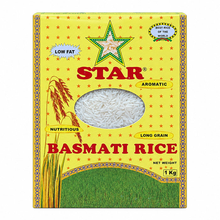 Star Basmati Rice (Low Fat) 1KG