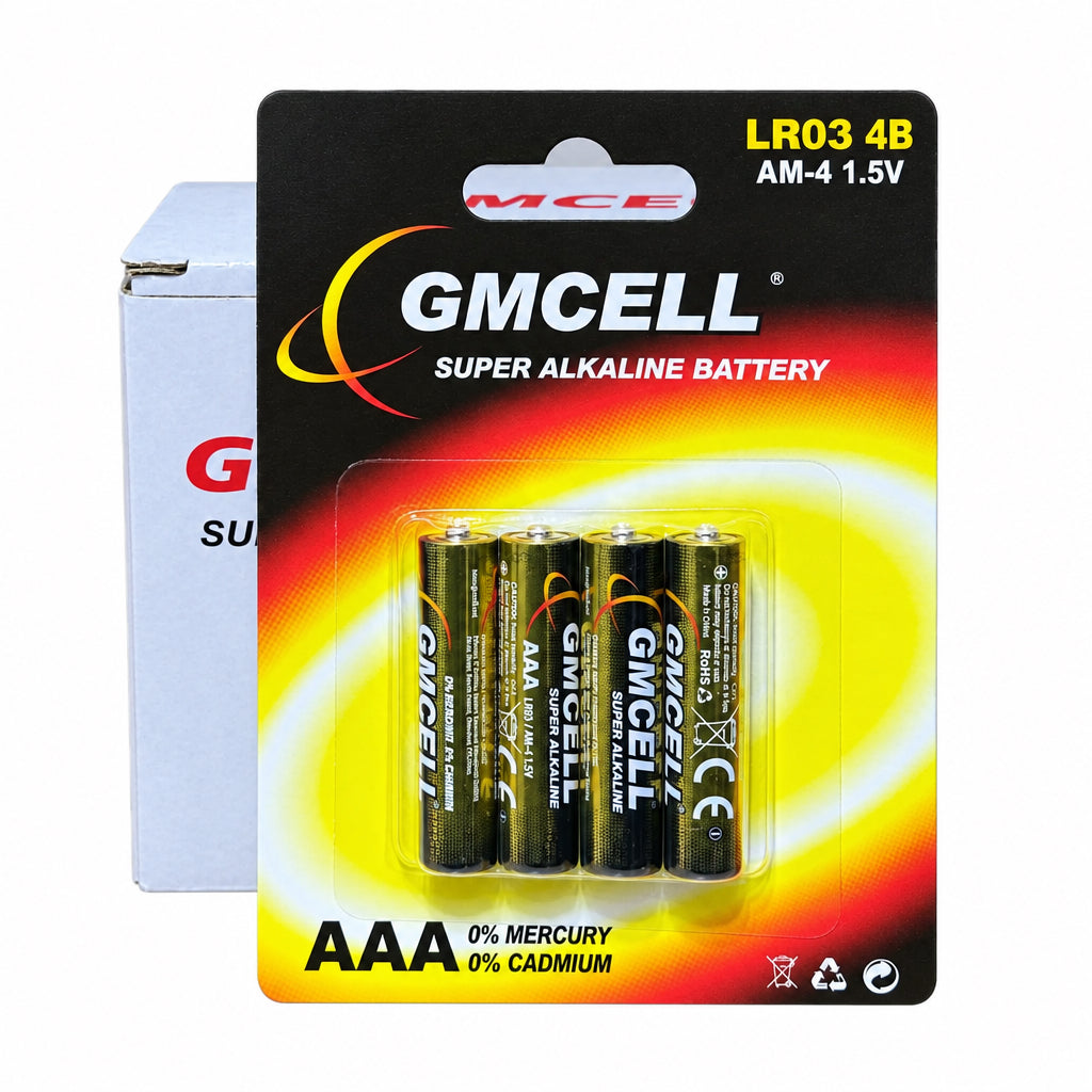 CMCELL Alkaline Battery (AAA-4Pack)