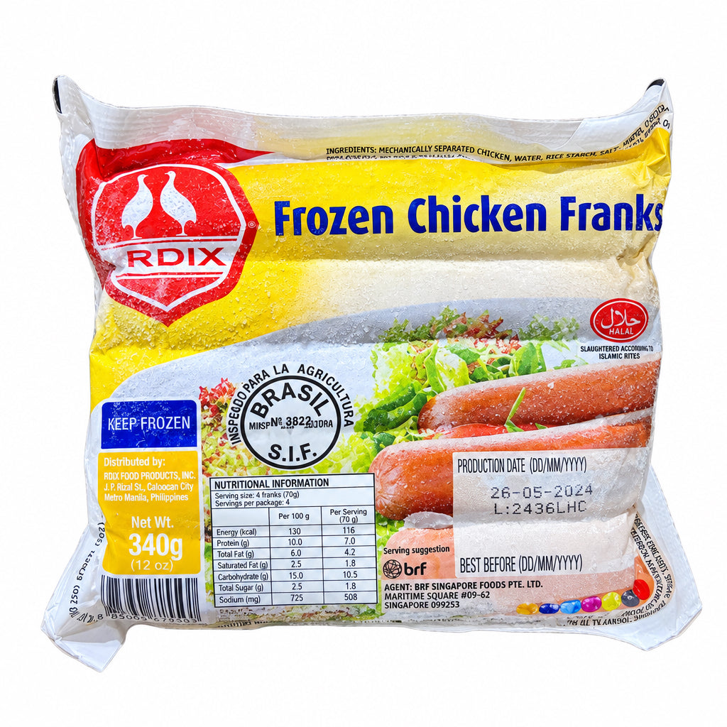 Perdix Frozen Chicken Franks (Sausages) 340g