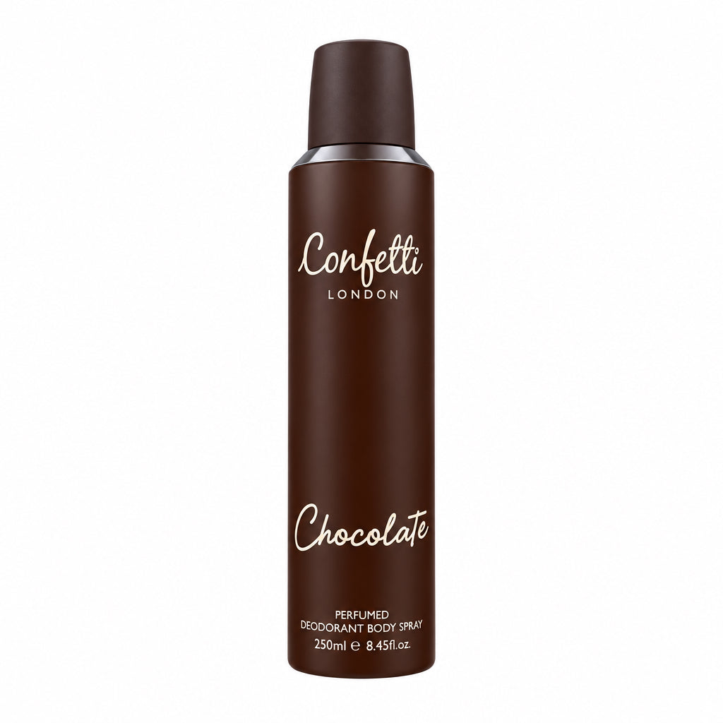 Confetti London 'Chocolate' Perfumed Deodorant Body Spray 250ml