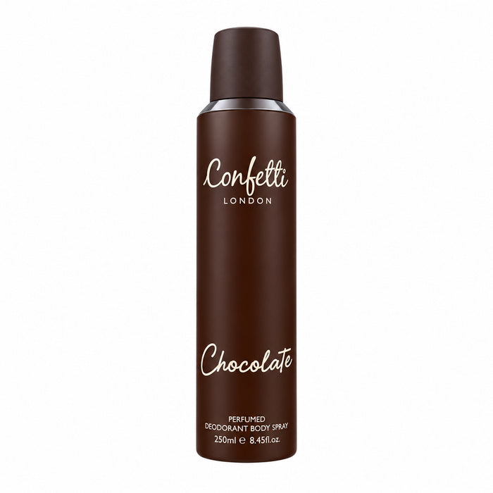 Confetti London 'Chocolate' Perfumed Deodorant Body Spray 250ml