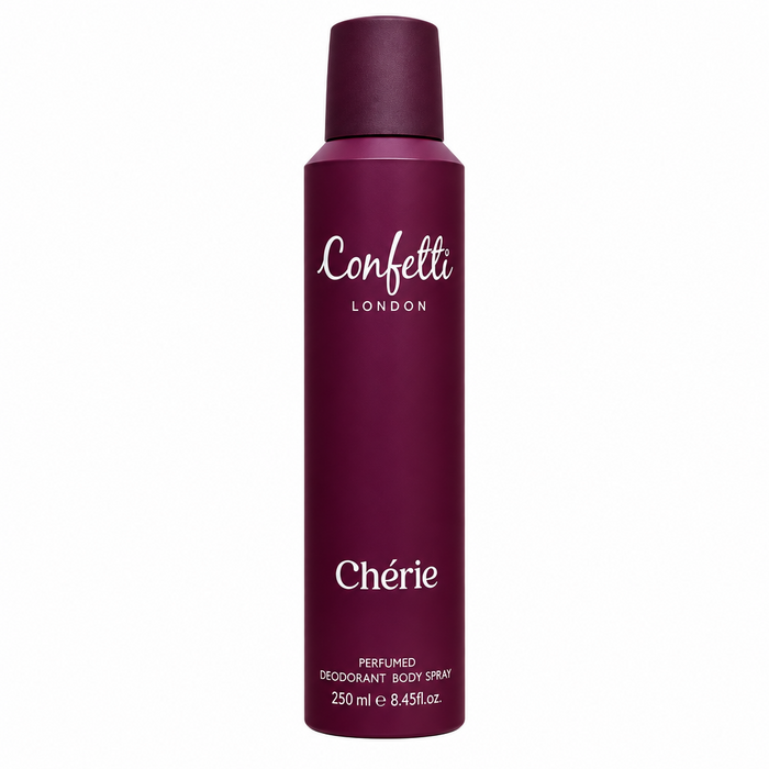 Confetti London 'Chérie' Perfumed deodorant body Spray 250ml
