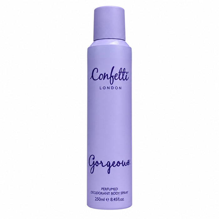 Confetti London 'Gorgeous' Perfumed Deodorant Body Spray 250ml