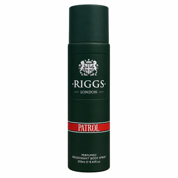 RIGGS LONDON 'PATROL' Perfumed Deodorant Body Spray 250ml
