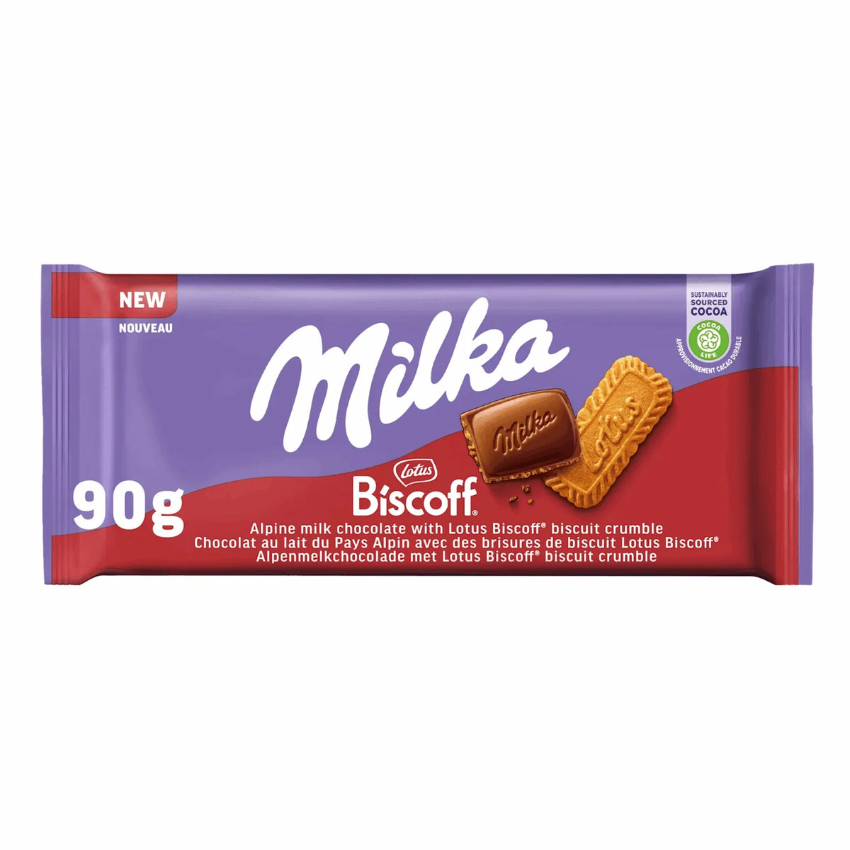 Milka Biscoff Chocolate 90g