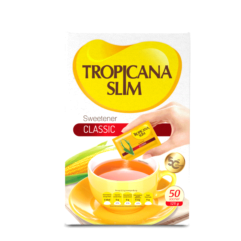 Tropicana Slim Sweetener Classic 50 Sachets