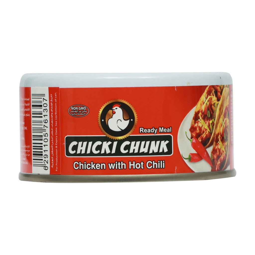 Chicki Chunk Chicken in Hot Chili 160 g