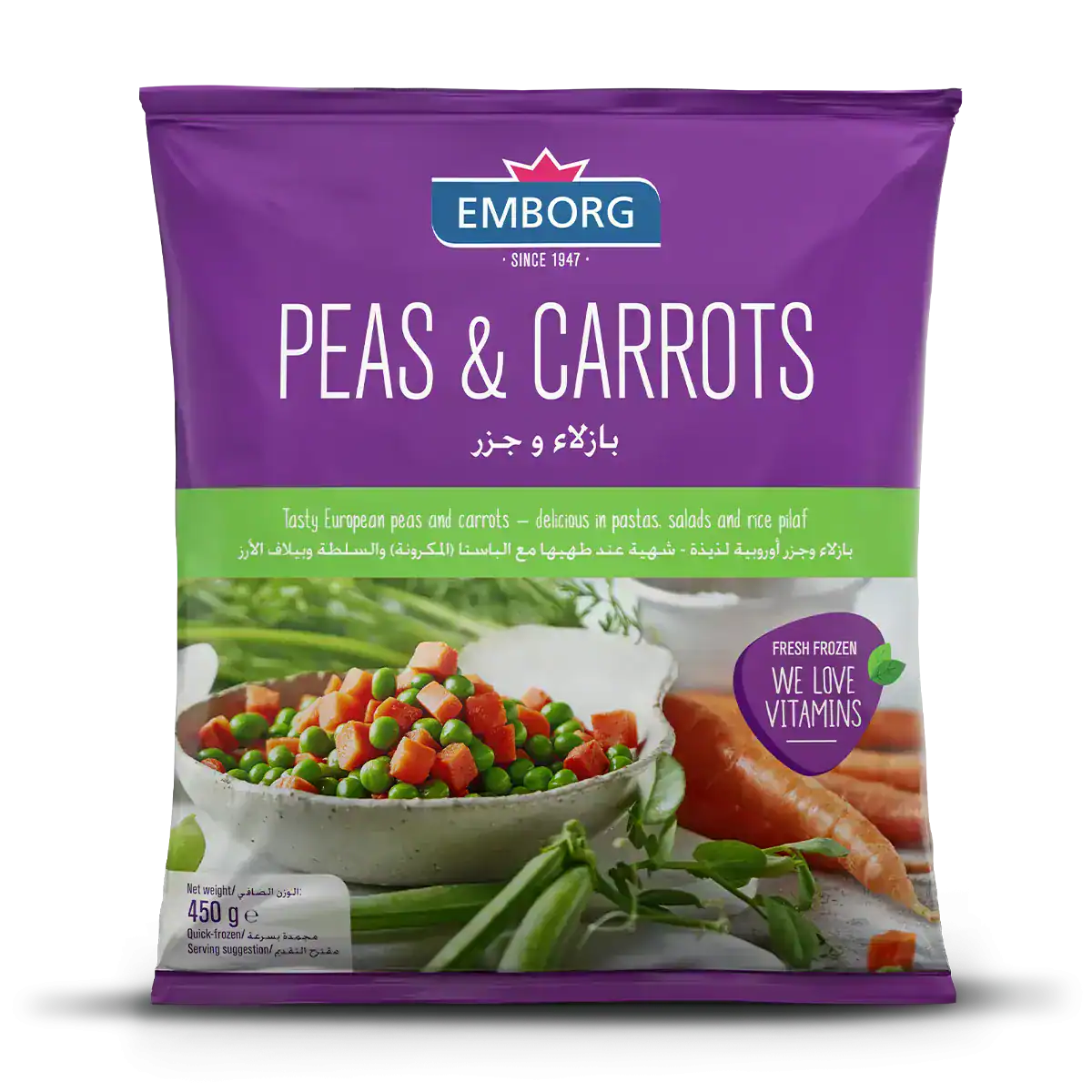 Emborg Peas & Carrots 450g