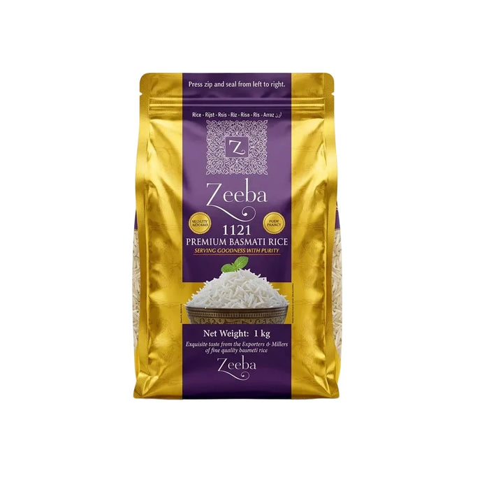 Zeeba 1121 Basmati Rice 1kg