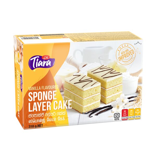 Tiara Vanilla Layer Cake 310g