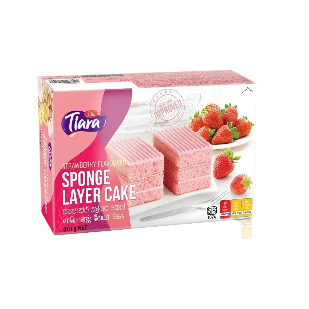 Tiara Strawberry Layer Cake 310g