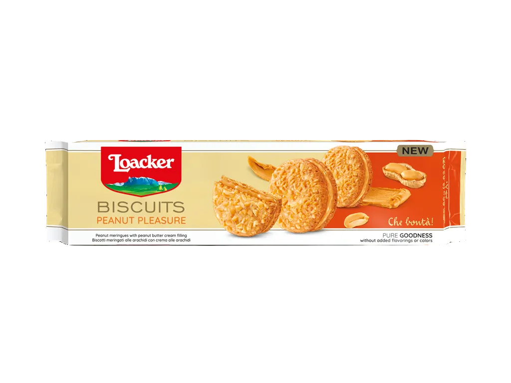 Loacker Biscuits Peanut Pleasure 80g