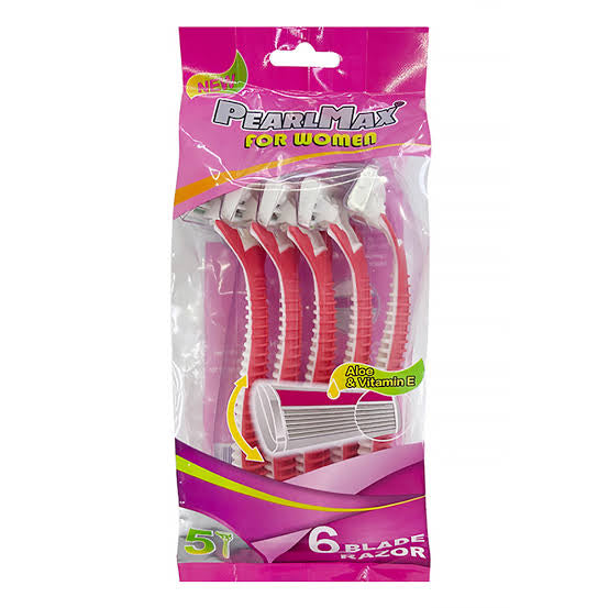 PearlMax Razors for Women (5 Pcs)